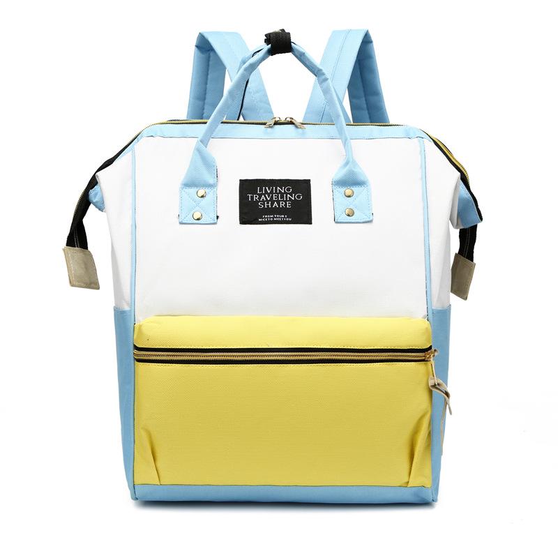 Batoh z plátna s velkým ocelovým klipem v japonském stylu pro ženy a studenty