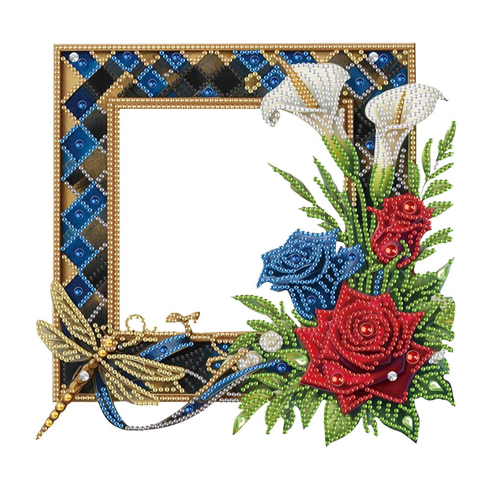 Acrylic Special Shape Floral Table Top Diamond Painting Frame Kits Diamond Painting Desktop Decor Diamond Painting Picture Frame