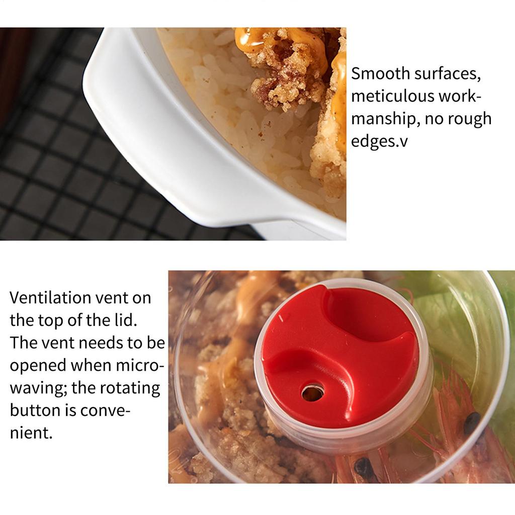 food-grade PP Microwave Heating Steamer Household Large Capacity Steamer Kitchen Steamer Box Steamer Rack Can Exhaust Steam