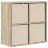 Sideboard with Drawers Sonoma Oak 59.5 X 27 X 57 Cm