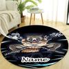 Personalized Demon Slayer Round Chair Office Rug - Perfect for Mat, Office Chair & More - Ideal Gift for Birthdays and Holidays