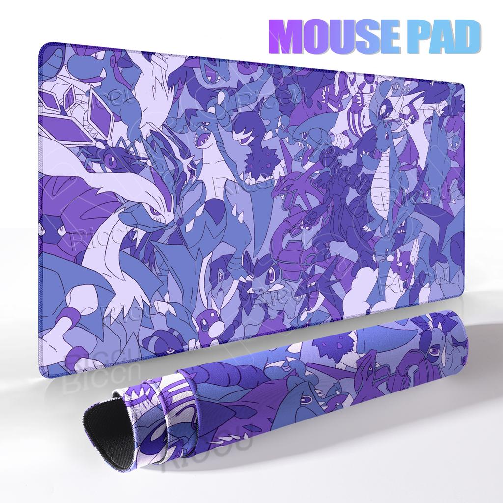 New P-Pokemons Mousepad Aesthetics Deskmat Kawaii Gaming Mats Computer Offices Tablerug Gamer Nonslip Mouse Carpet Free Shipping
