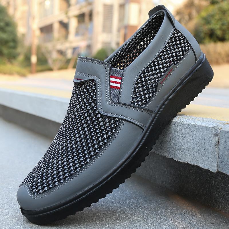 Fashion 2025 New Large Men's Shoes Summer Comfortable Men's Sneakers Breathable Casual Shoes Outdoor Walking Men's Shoes Fashion Loafers