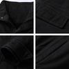 Unisex Winter Cotton Puffer Jacket Oversized Warm Stand Collar Workwear Style Casual Outerwear