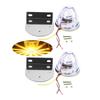 31BC Energy Saving Double Color Trailers Truck Side Marker Lights With Sturdy ABS Housing And Universal Mounting Brackets