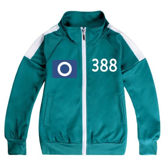 3 ks/sada Dětské herní cosplay oblečení pro volný čas Kabát Top Kalhoty Sportovní oblek