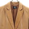 Calvin klein leather tailored jacket 4 Camel brown Women Used