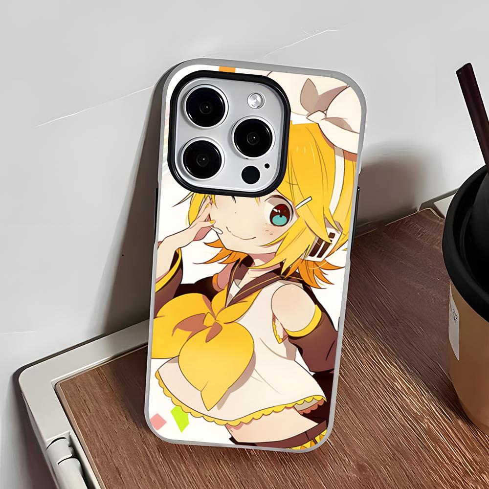 KagamineS Rin Len Phone Case For IPhone 17 Air 16 E 15 14 Plus 13 12 11 Pro Max Jelly 2 In 1 Protective Case