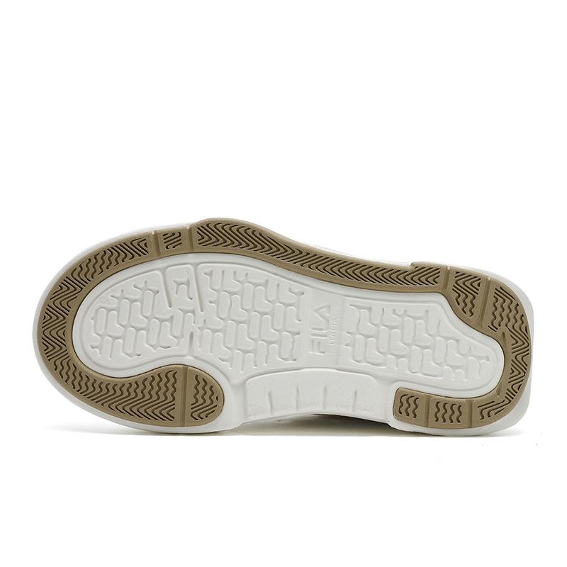 FILA Fosso Round Toe Comfortable Low Top Canvas Shoes Women sneaker White Blue F12W522311FGI