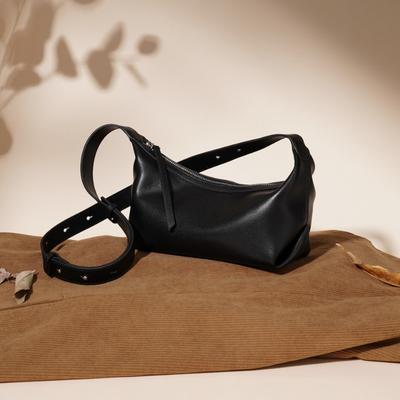 Bolsa de Couro Genuíno para Axila, Bolsa Transversal de Ombro Único de Alta Qualidade