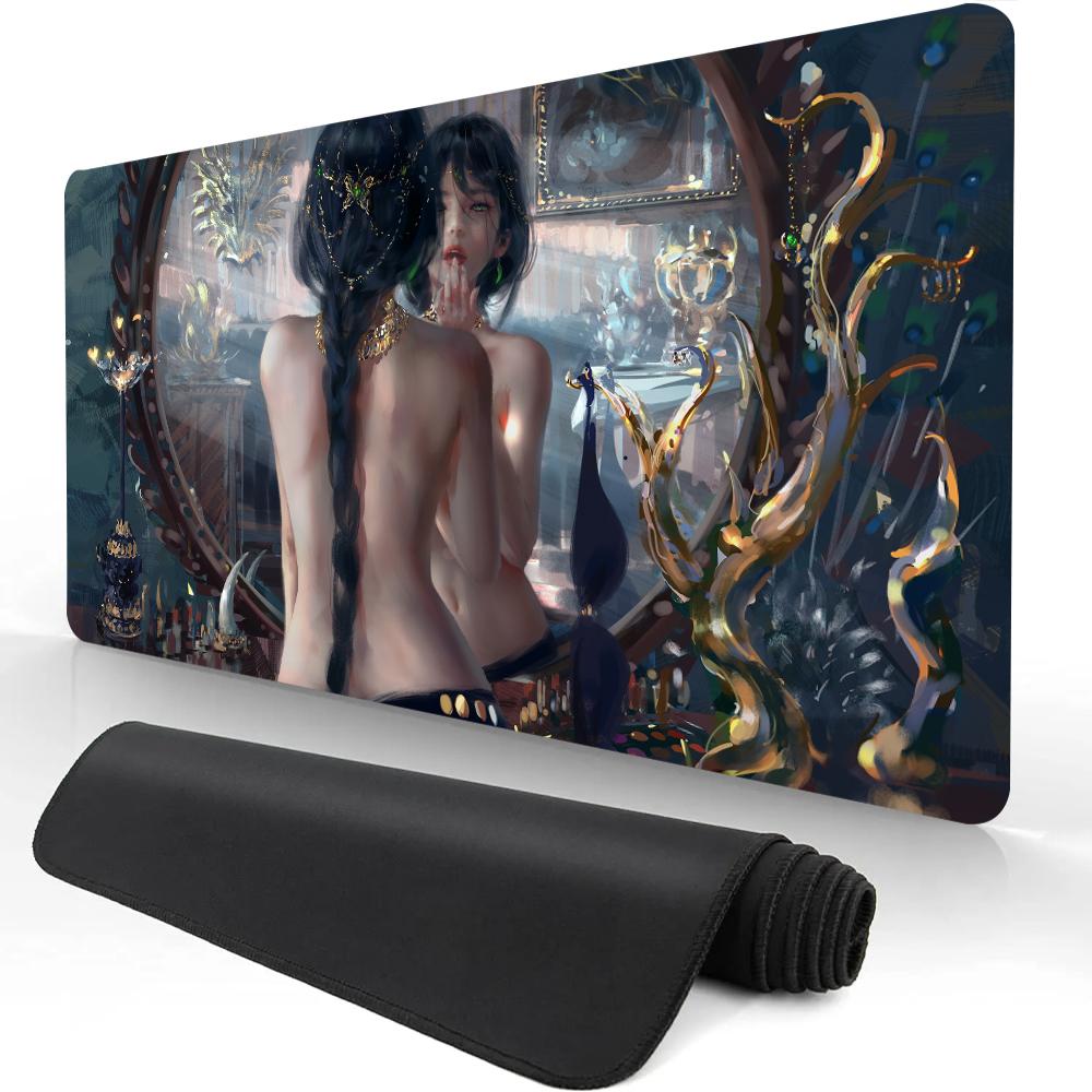 Mousepad Anime Ghost Blade Princess Mouse Pad Gamer XL Computer HD Home Mousepad xmm Esports Mouse Mat NonSlip Durable