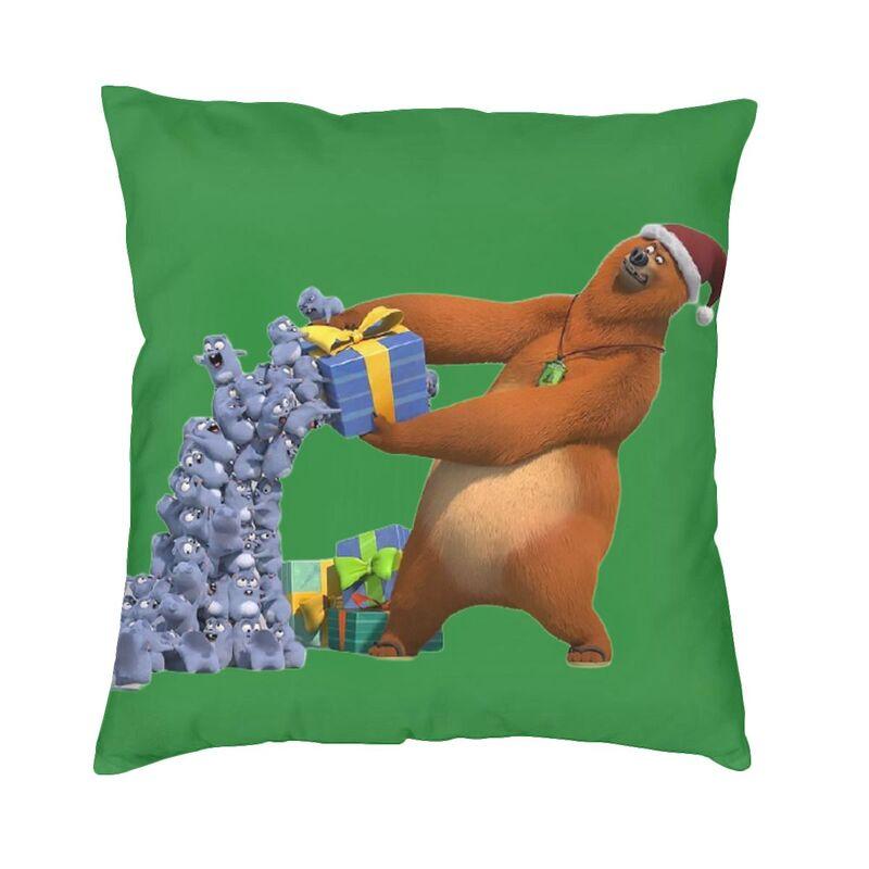 

Наволочка Grizzy та Lemmings Декорація Kawaii Мультфільм Аніме Крісло Подушка Квадратна наволочка 30cmx30cm