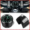 7/8" Ceas Motocicletă Crom Impermeabil Suport pentru ghidon de bicicletă Ceas cu quartz Ceas luminos din aluminiu Accesorii moto universale