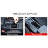 Black ABS Cup Holder Divider Storage Box For Subaru WRX -24 US