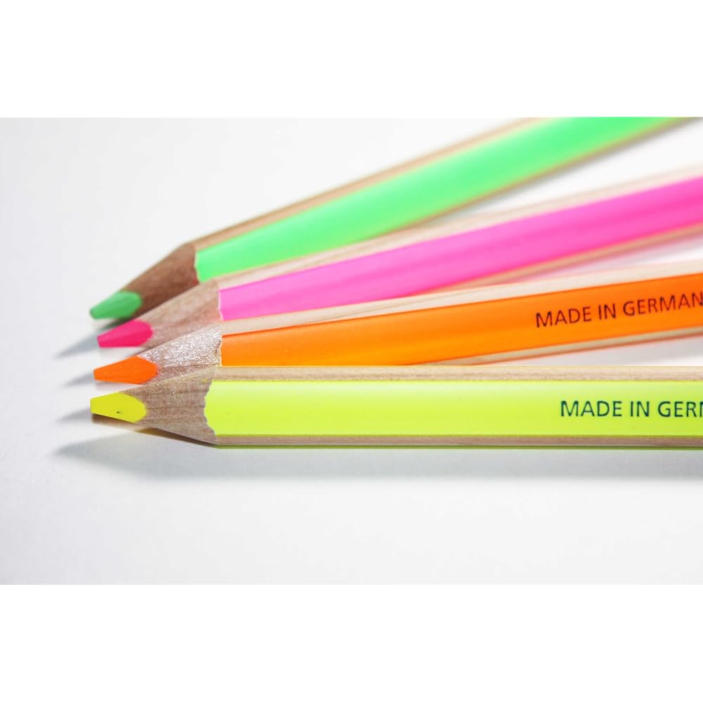 [STAEDTLER] STAEDTLER Fluorescent Colored Pencil Text Surfer Dry (Yellow)