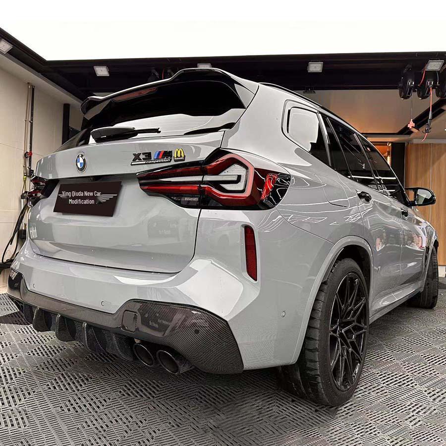 Dry Carbon Fiber Front Lip & Rear Diffuser for BMW X3M F97 G01 LCI