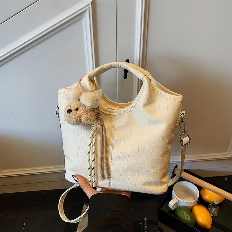 New Handbag Women's High-end Fashion Versatile Shoulder Bag Large-capacity Messenger Bucket Bag