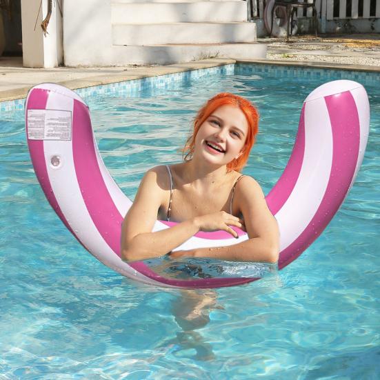 Curved Pool Noodles Inflatable Swimming Pool Noodle Summer Water Game Pool Floats for Outdoor Beach Water Fun