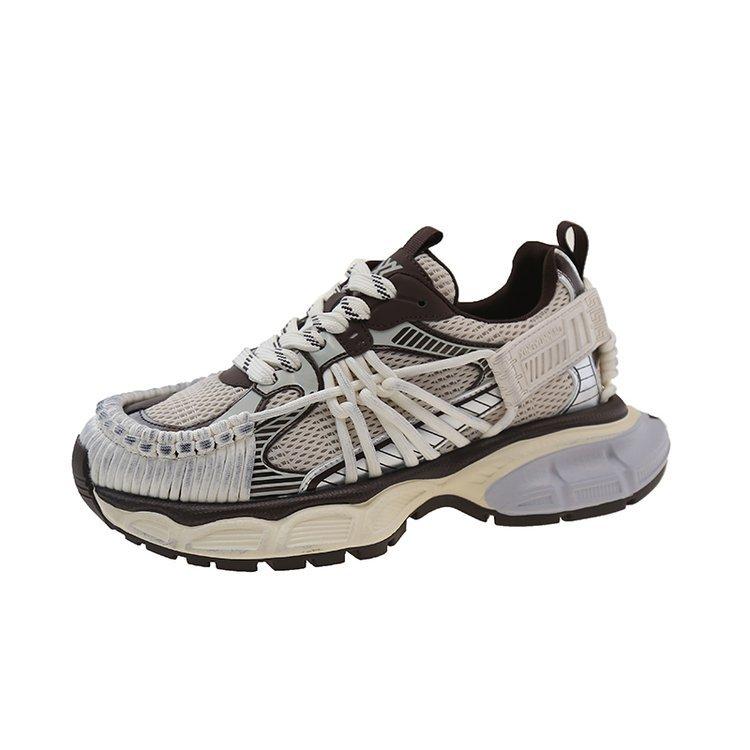 

Horse Speedism 2025 Autumn New Mesh Breathable Daddy Shoes Casual Sports Running Shoes Versatile Single Shoes Women 40