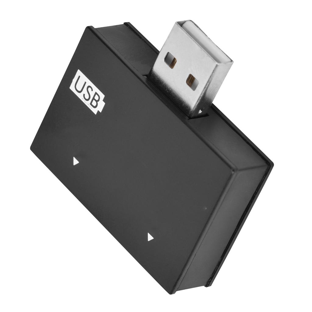 Hub USB2.0 Male To 2‑Port USB Twin Charger Splitter Adapter Converter Kit