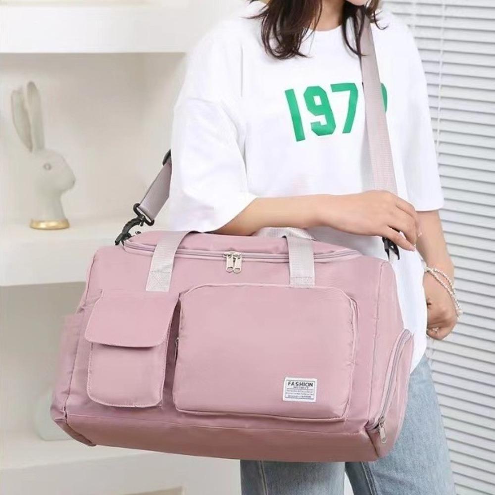 Oxford Travel Luggage Bag Foldable Large Capacity Handbag Storage Bag Nylon Duffle Bag Sports