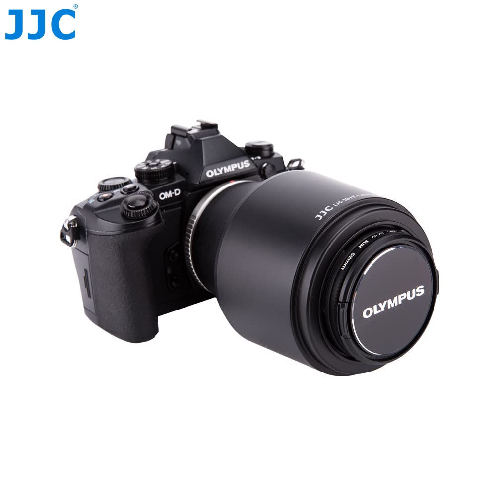 JJC Olympus Compatible Reversible Lens Hood for OLYMPUS DIGITAL ED and OLYMPUS ZUKIO DIGITAL ED Compatible with Olympus Mark III II Mark III II Mark