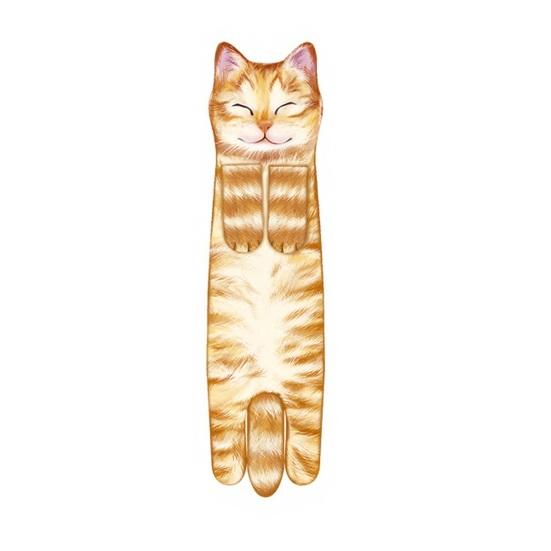 Cat Shape Hand Towel Soft Absorbent Hand Towel Hanging Cute Kitten Towel