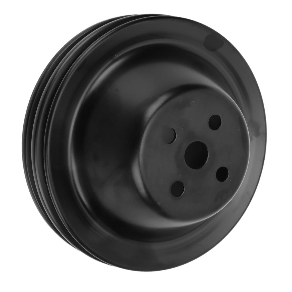 SWP Short Water Pump Pulley Double Groove Replacement for CHEVROLET SBC 262 327 400 Engine