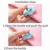 6PCS Cloud Shape Blanket Sheet Clips Grippers Fasteners No Needle Safety Household Bed Sheet Fixator