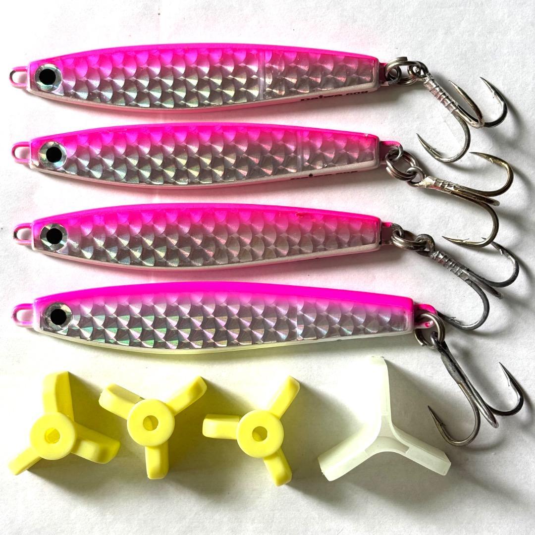 Used [Almost new] DAIWA Daiwa metal jig set of 4 (old logo)