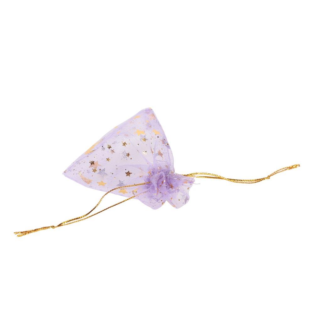 100pcs Drawstring Closure Organza Drawstring Bags Sheer Organza Jewelry Candy Bags Wedding Party