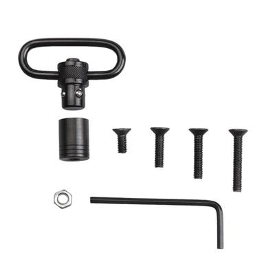 Quickly Release Slings Swivels Mount Adapter Quick Detachable Slings Swivels Mount Rings Knurled Strap Buckle Enduring