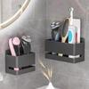 Wall Mounted Toothbrush Holder Punch Free Razor Storage Rack Practical Toothpaste Holder  Kitchen