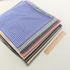 50x170cm 3mm Fine Striped Knit Fabric Breathable Thin Soft Summer Cloth For Men Women Kids T-shirt Doll Clothes Sewing Material