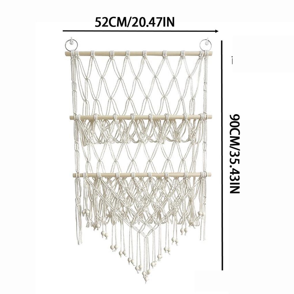 2025 New Stuffed Animal Toy Net Hammock Wall Hanging Organizer 2 Layer Design Easy to Install Display Plush Toy Storage Hammock