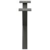 vidaXL Couchtischbeine X-Form 2 Stk. Anthrazit 60x(30-31) cm Stahl