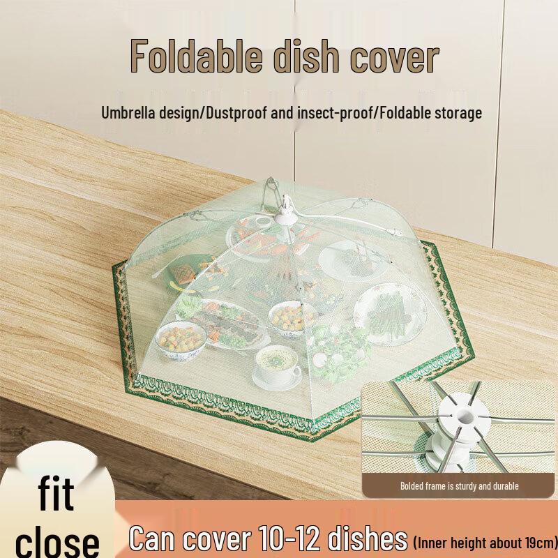 Foldable Round Mesh Food Cover