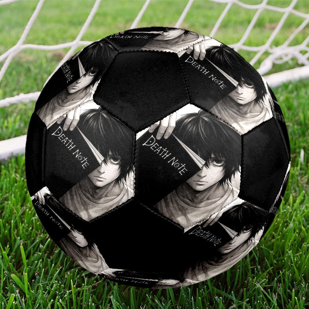 1pc Death Note Soccer Ball Size 5 Indoor Soccer Ball Fashion Colorful Backyard Game - Great For Sports Fans Gift HE10