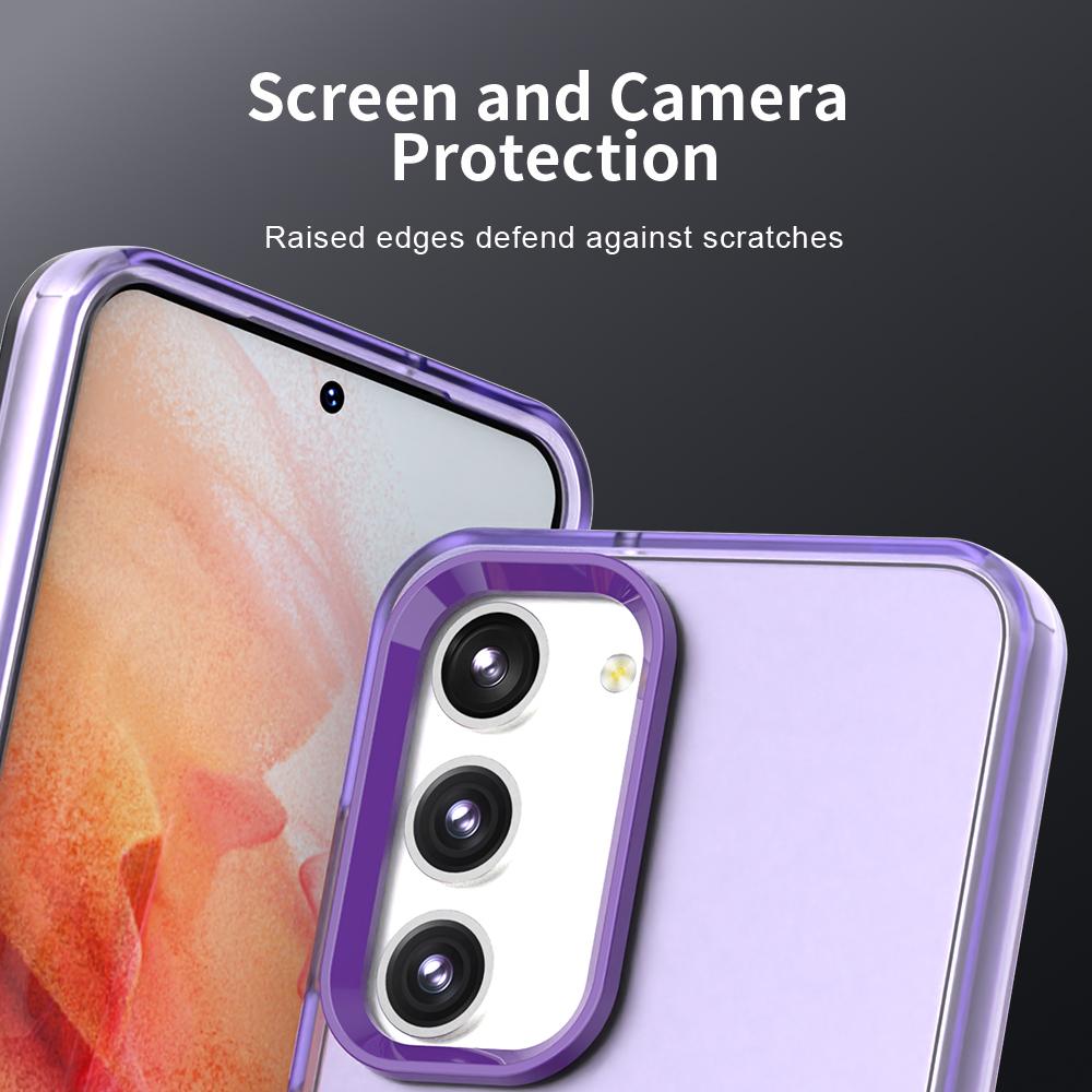 For Samsung Galaxy S23+ Case PC+TPU+PET Matte Anti-Drop Phone Back Cover