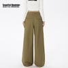 Women's Loose Fit High-Waist Wide-Leg Casual Pants