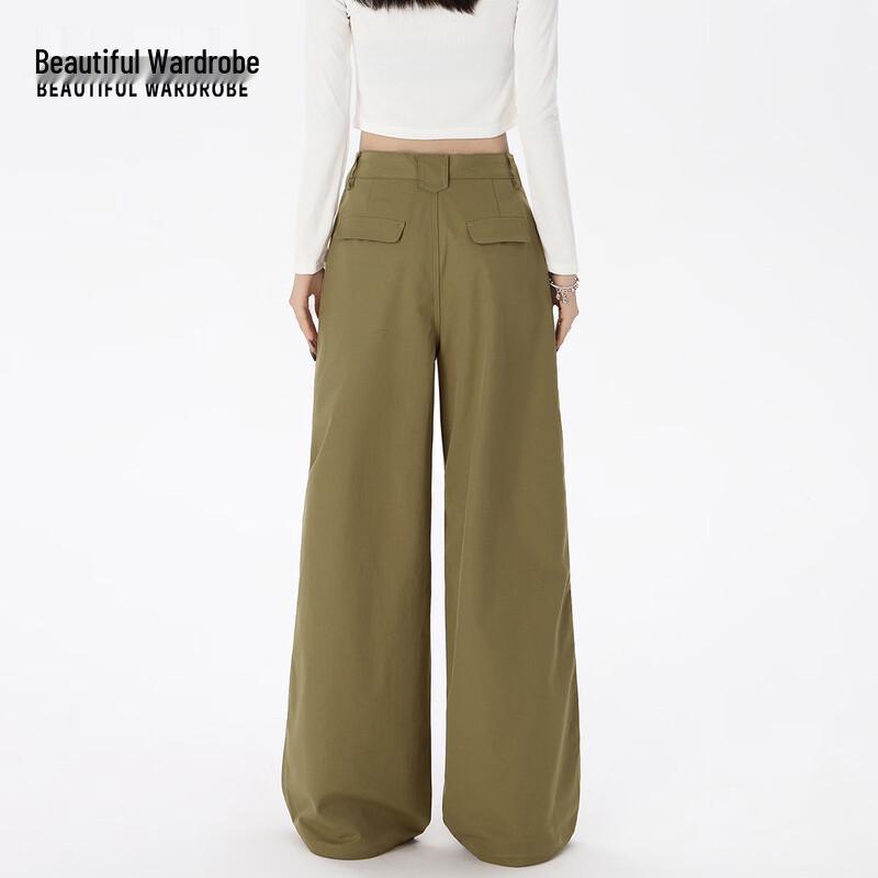 Women's Loose Fit High-Waist Wide-Leg Casual Pants