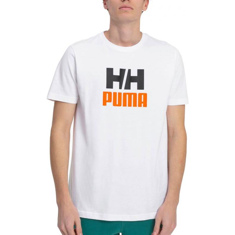 Puma Helly Hansen Co-Branded Short Sleeve T-Shirt Men Tops White 597085-02