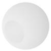 Round Ball Lamp Shade Plastic Globe Light Fixture Cover for Decorative Lighting Malls Parks Homes 5.9 Inch Diameter Easy Install