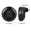 Wall Mounted Electric Heater Desktop Space Heater Remote Control Mini Heater  Bathroom Use