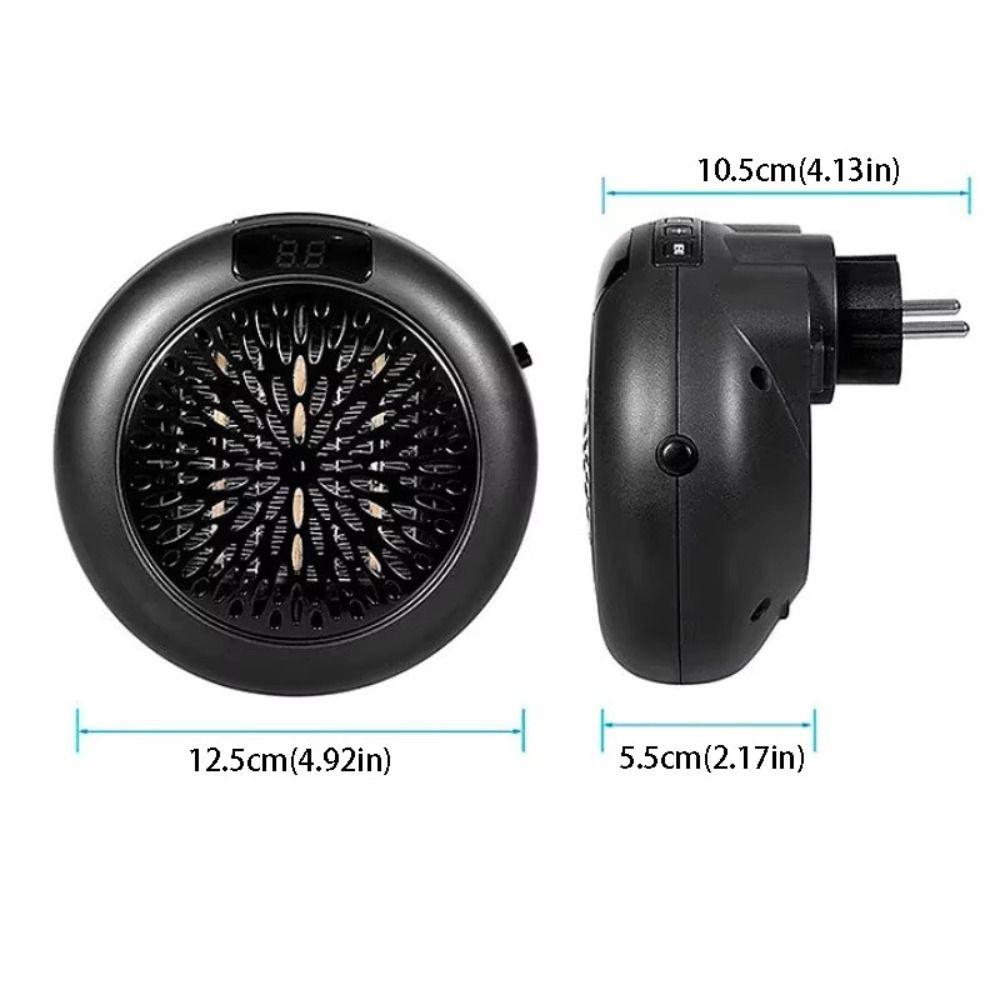 Wall Mounted Electric Heater Desktop Space Heater Remote Control Mini Heater Bathroom Use