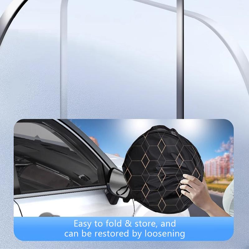 Car Windshield Curtains UV-Reflective Laser Layer Sun Shade Windscreen Sun Protection Cover Cooling Heat Shield Curtain