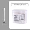 Black Cotton Swab Japanese Ear Pick - Disposable Double-Headed for Blackhead Cleaning