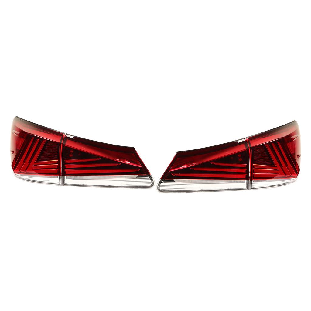 1 Pair Car LED Tail Lights Left Right Dynamic Turn Signal Rear Brake Lamps Fit For IS250 IS350 XE20 2006 to 2013