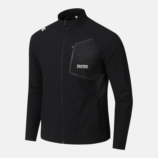 Descente Swiss Triathlon Cooling Tricot Training Jacket Black Sr221Ift42