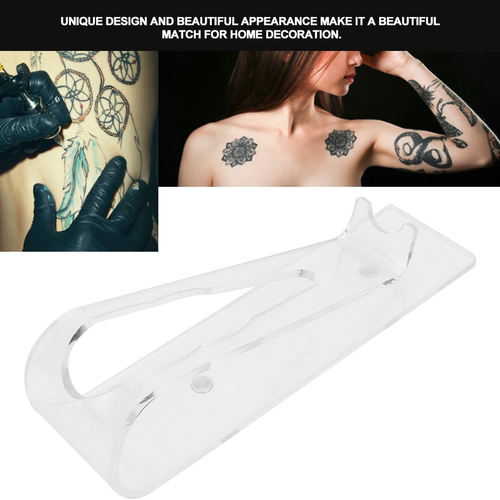Plastic Tattoo Pen Holder Stand Machine Display Support Rack   (Black)